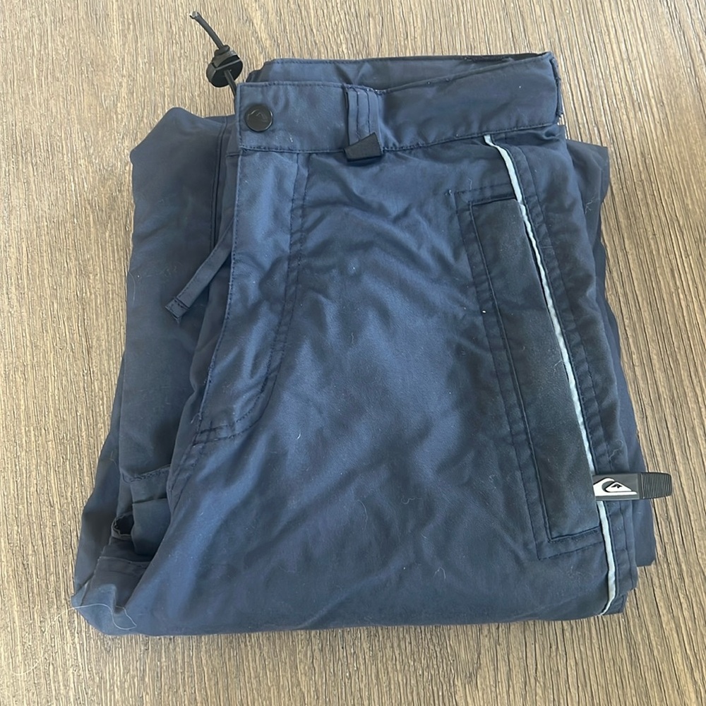 Quiksilver navy blue snow pants